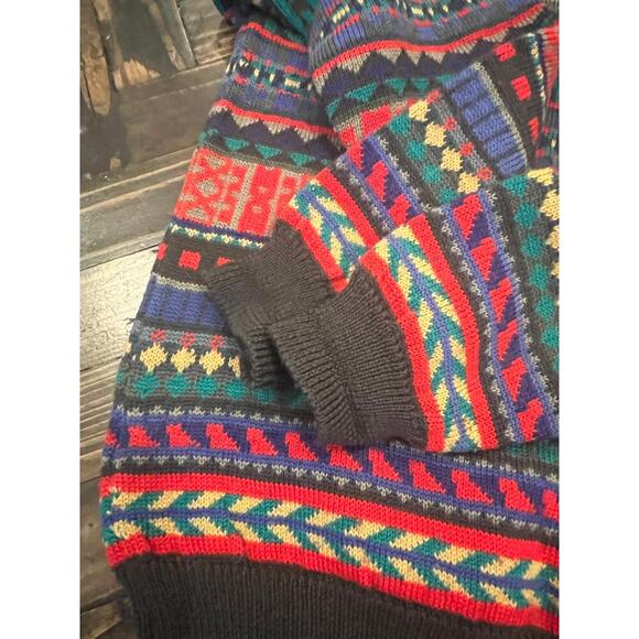 VTG Royal Robbin’s 100% Wool Sweater Women Medium Southwest Grandma Core Aztec - Picture 8 of 9